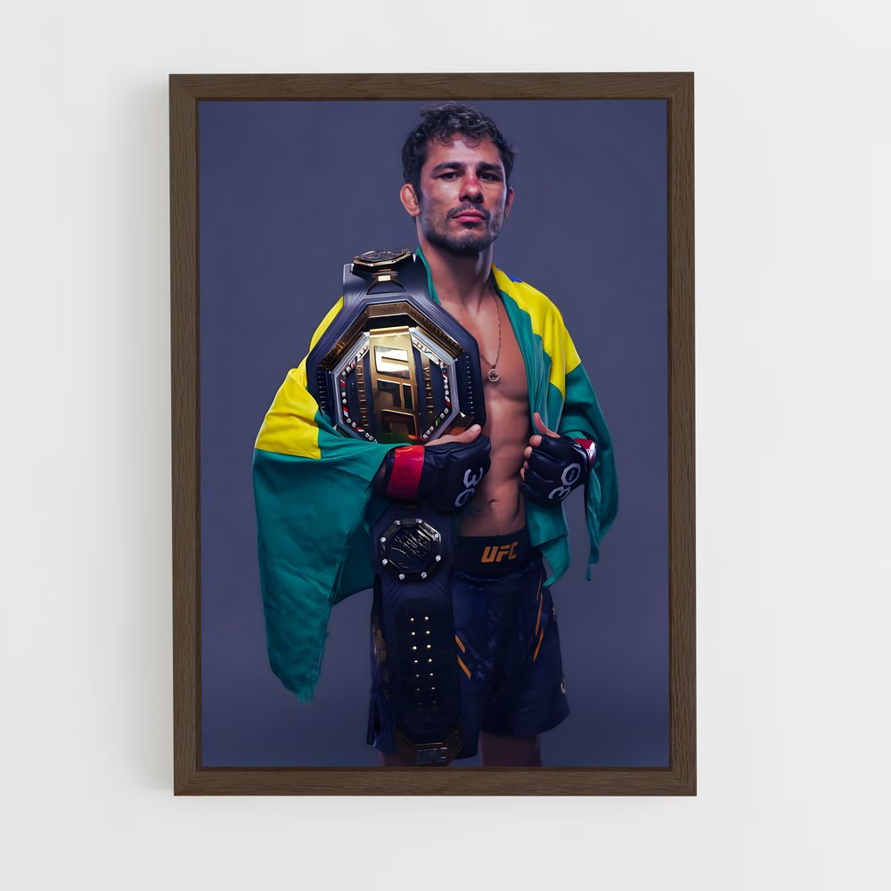 Poster pantoja conquête – affiche MMA (vue 5)